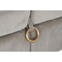 Banquette DKD Home Decor  Beige Doré Métal Polyester (125 x 45 x 50 cm)