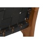 Tabouret DKD Home Decor Teck Noir Cuir (41 x 53 x 90 cm)