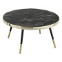 Table Basse DKD Home Decor Verre Acier Glamour (82,5 x 82,5 x 40 cm)