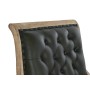 Siège DKD Home Decor Cuir Vert Bois de manguier (65 x 98 x 94 cm)