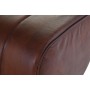 Banquette DKD Home Decor Bois Cuir Marron (132 x 38 x 48 cm) (126 x 36 x 53 cm)