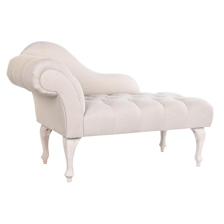 Canapé chaise longue DKD Home Decor Polyester Bois d'hévéa (119 x 55 x 77 cm)