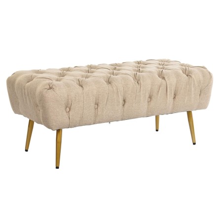 Coffre de Rangement DKD Home Decor Métal Polyester Velours (103 x 46 x 42 cm)