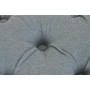 Banquette DKD Home Decor Gris Métal Polyester (103 x 46 x 42 cm)