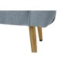 Banquette DKD Home Decor  Bleu Doré Métal Polyester Velours (103 x 46 x 42 cm)