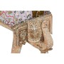 Coffre de Rangement DKD Home Decor Eléphant Polyester Multicouleur Bois de manguier (65 x 31,7 x 38 cm)