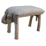 Coffre de Rangement DKD Home Decor Eléphant Polyester Bois de manguier (65 x 31,7 x 38 cm)