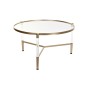 Table d'appoint DKD Home Decor Métal Acrylique Glamour (87 x 87 x 50 cm)