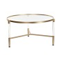 Table d'appoint DKD Home Decor Métal Acrylique Glamour (87 x 87 x 50 cm)