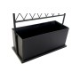 Cache-pot DKD Home Decor Noir Métal Jardin (36,5 x 17 x 81 cm)