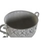 Cache-pot DKD Home Decor Gris Métal (24 x 16,5 x 18 cm)