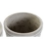 Cache-pot DKD Home Decor Gris Ciment (2 Pièces) (17 x 17 x 15 cm)