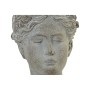 Cache-pot DKD Home Decor Visage Gris Ciment Romantique (16 x 15 x 21 cm)