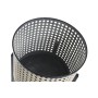 Set de pots DKD Home Decor Noir Métal Crème Moderne (28 x 28 x 62 cm)