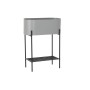 Cache-pot DKD Home Decor Noir Gris Métal (50 x 20 x 63 cm)