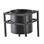 Cache-pot DKD Home Decor Noir Métal (17 x 17 x 55 cm)