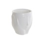 Cache-pot DKD Home Decor Visage Céramique Blanc (14 x 14 x 15,5 cm)