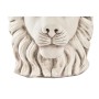 Cache-pot DKD Home Decor Blanc Lion Magnésium (35 x 29 x 37 cm)