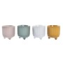 Cache-pot DKD Home Decor Grès 4 Unités (13,3 x 13,3 x 14 cm)