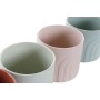 Cache-pot DKD Home Decor Grès (13 x 13 x 12 cm) (4 Unités)