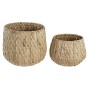 Set de pots DKD Home Decor Naturel Fibre (45 x 45 x 39 cm)