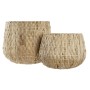 Set de pots DKD Home Decor Naturel Fibre (45 x 45 x 39 cm)