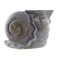 Cache-pot DKD Home Decor Gris Lumière LED Escargot Magnésium (31 x 22,5 x 31,3 cm)