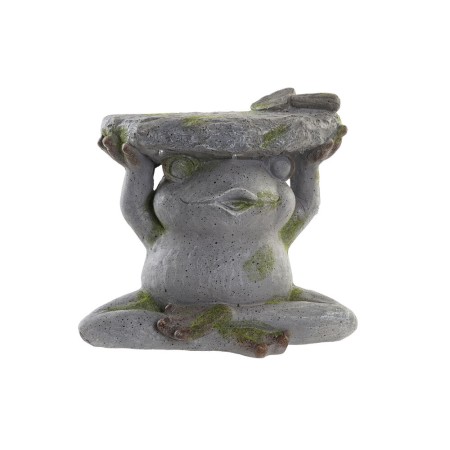 Cache-pot DKD Home Decor Gris Lumière LED Grenouille Magnésium (36 x 24,3 x 33 cm)