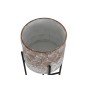 Set de pots de fleurs DKD Home Decor Usé Métal 2 Pièces 2 Unités (32,5 x 32,5 x 76,5 cm)