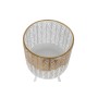 Cache-pot DKD Home Decor Doré Métal Blanc Moderne (39 x 39 x 88 cm)