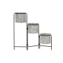 Cache-pot DKD Home Decor Gris Métal (82 x 25 x 81 cm)