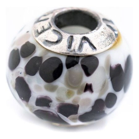 Perle de verre Femme Viceroy VMB0015-21 Blanc Noir Gris (1 cm)