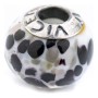 Perle de verre Femme Viceroy VMB0015-21 Blanc Noir Gris (1 cm)
