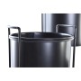 Set de pots DKD Home Decor Noir Métal Moderne (30 x 30 x 80 cm)