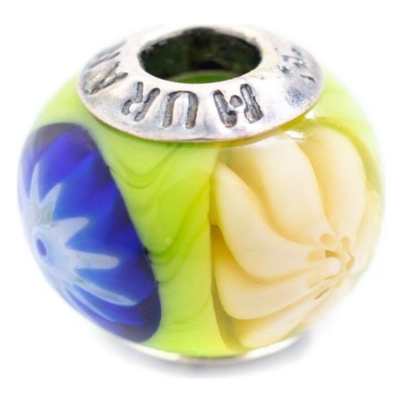 Perle de verre Femme Viceroy VMB0025-22 Bleu Vert Violet (1 cm)