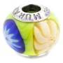 Perle de verre Femme Viceroy VMB0025-22 Bleu Vert Violet (1 cm)