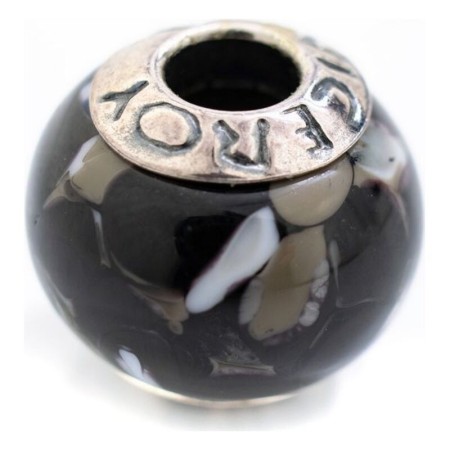 Perle de verre Femme Viceroy VMB0026-25 Blanc Noir Gris (1 cm)