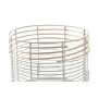 Set de pots DKD Home Decor Naturel Métal Blanc Rotin (25 x 25 x 32 cm)