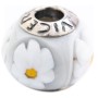 Perle de verre Femme Viceroy VMB0037-21 Blanc Gris Orange (1 cm)
