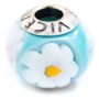 Perle de verre Femme Viceroy VMB0041-23 Bleu Blanc (1 cm)
