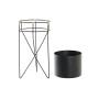 Cache-pot DKD Home Decor Noir Métal Colonial (17 x 17 x 35 cm)