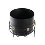 Cache-pot DKD Home Decor Noir Métal Colonial (17 x 17 x 35 cm)