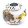 Perle de verre Femme Viceroy VMB0044-27 Blanc Marron (1 cm)