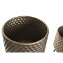 Cache-pot DKD Home Decor Lot Doré Métal Loft (29,5 x 29,5 x 54 cm) (3 Unités)