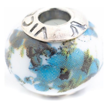 Perle de verre Femme Viceroy VMB0045-23 Bleu Blanc (1 cm)