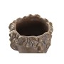 Cache-pot DKD Home Decor Visage Doré Ciment (20 x 19 x 17 cm)