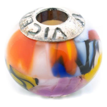 Perle de verre Femme Viceroy VMB0049-20 Bleu Blanc Vert Orange (1 cm)