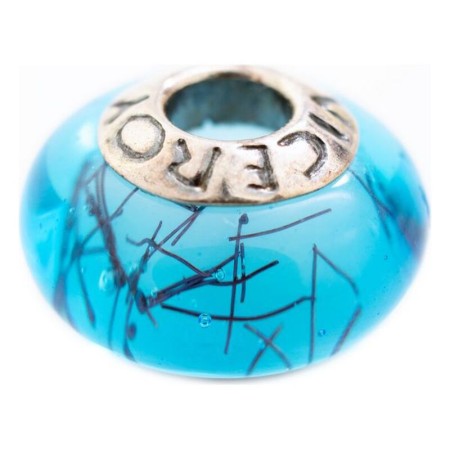 Perle de verre Femme Viceroy VMB0055-13 Bleu (1 cm)