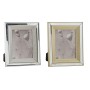 Cadre photo DKD Home Decor Verre Argenté Doré PS (24 x 2 x 29 cm) (2 Unités)