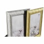 Cadre photo DKD Home Decor Argenté Doré PS (21 x 2 x 26 cm) (2 Unités)